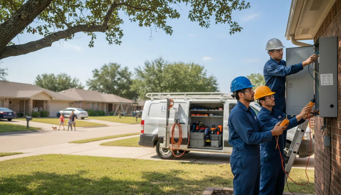 Certified electrician providing emergency electrical services in Lindsay, NE